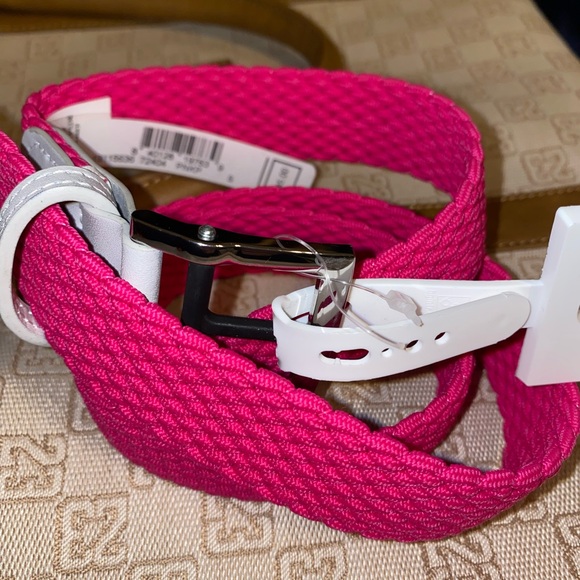 Nike Golf NWT Womens Stretch Woven Skinny Belt Pink Size Small NWT - Picture 3 of 6